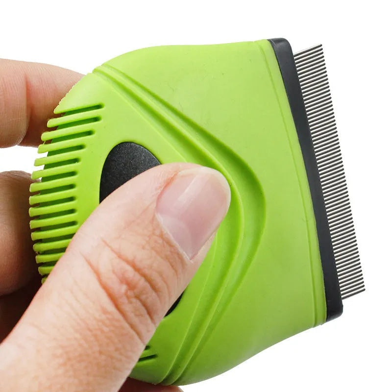 Pet Life 'Grazer' Handheld Travel Grooming Cat And Dog Flea And Tick